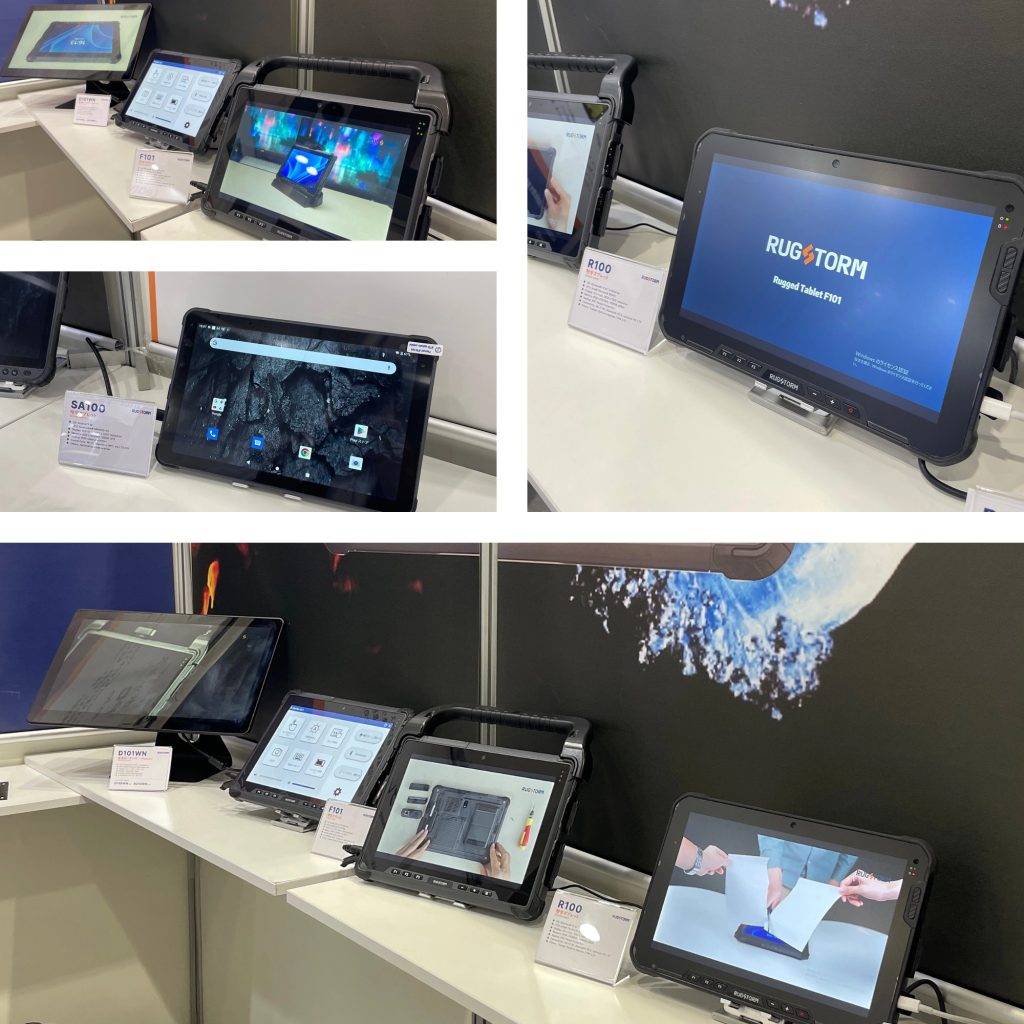 Rugstorm exhibited rugged tablets, touch panels, box pcs in factory innovation week